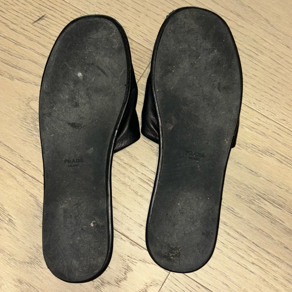 Prada flats / slippers black - Picture 2 of 4
